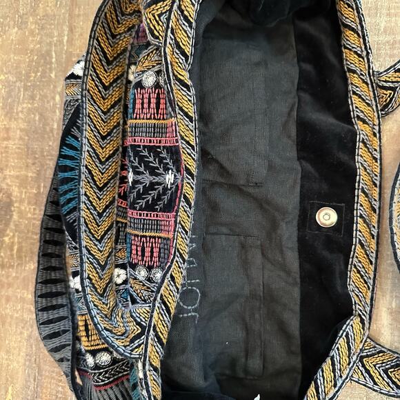 Johnny Was Gaia Velveteen Tote Bag - Picture 7 of 12